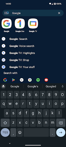 Nova Launcher ekran görüntüsü