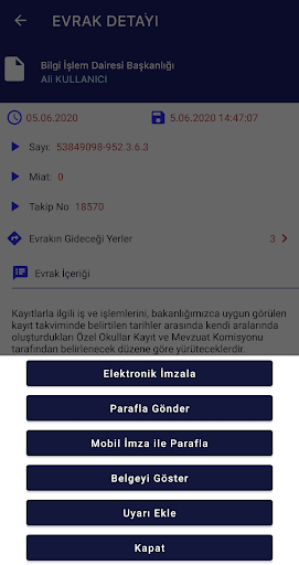 E-Belediye ekran görüntüsü