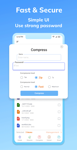 Zip Extractor Master Unzip Rar ekran görüntüsü