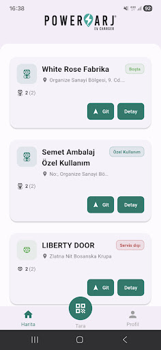 Powerşarj Site ekran görüntüsü