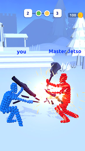 Angle Fight 3D: Dövüş oyunları ekran görüntüsü