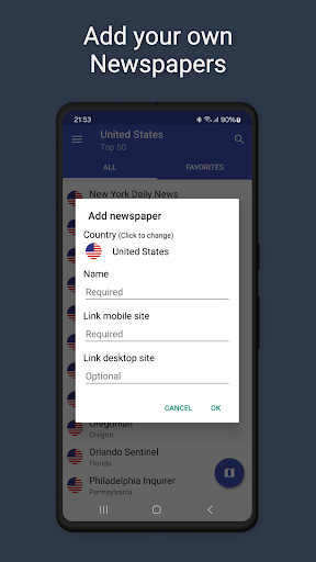 World Newspapers ekran görüntüsü
