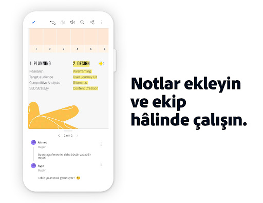 Adobe Acrobat Reader: PDF açma ekran görüntüsü