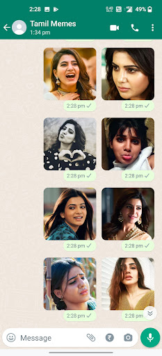 Samantha Stickers ekran görüntüsü