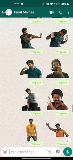 Vijay's Master Stickers ekran görüntüsü