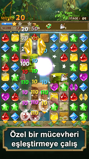 Jewels Jungle : Match 3 Puzzle ekran görüntüsü