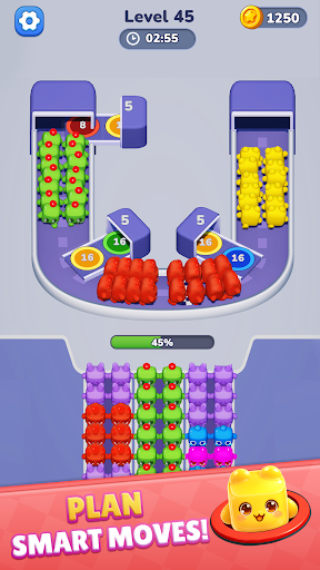 Block Flow: Color Hole Jam ekran görüntüsü