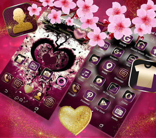 Heart Tree Launcher Theme ekran görüntüsü