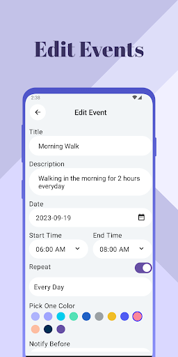 Event Tracker - Countdown Time ekran görüntüsü