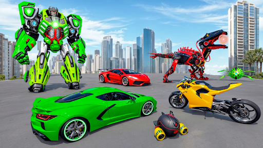 Wolf Robot Transform Car Games ekran görüntüsü