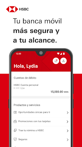 HSBC México ekran görüntüsü