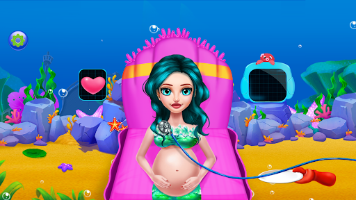 Pregnant Mermaid Mommy Salon ekran görüntüsü