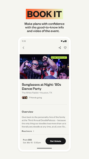 Eventbrite App ekran görüntüsü
