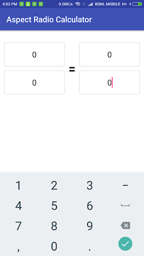 Aspect Ratio Calculator ekran görüntüsü