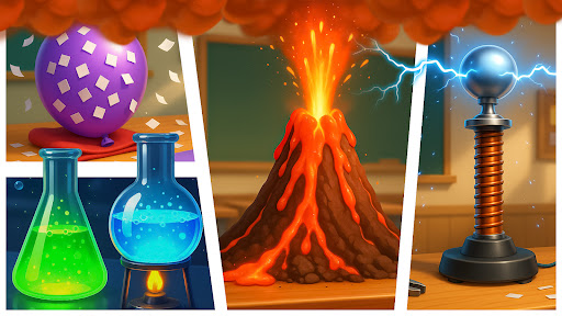Cool Science Experiments Games ekran görüntüsü
