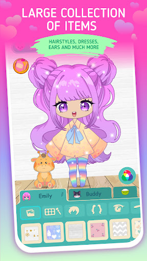 Chibi Dress Up Games for Girls ekran görüntüsü