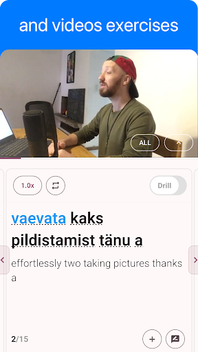 Estonian - Listening Speaking ekran görüntüsü