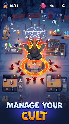 Idle Cult Empire - Evil Tycoon ekran görüntüsü