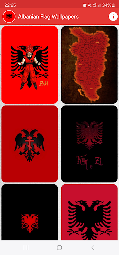 Albanian Flag Wallpapers ekran görüntüsü