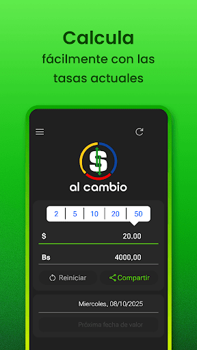 Al Cambio - Dólar en Venezuela ekran görüntüsü