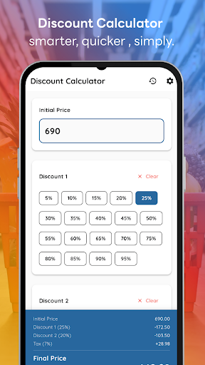 Savings Calculator ekran görüntüsü