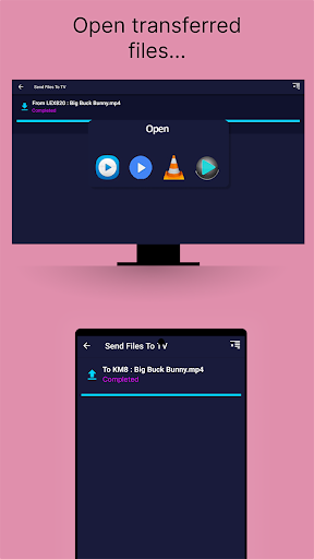 Send files to TV ekran görüntüsü