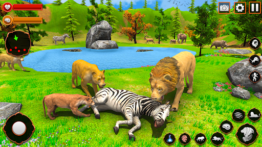 Animal Games Lion Simulator ekran görüntüsü
