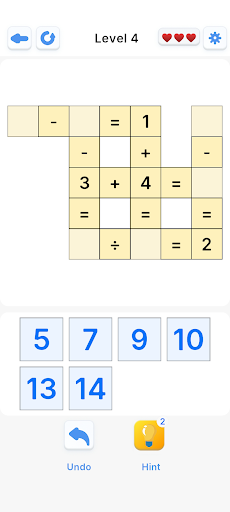 Number CrossMaths ekran görüntüsü