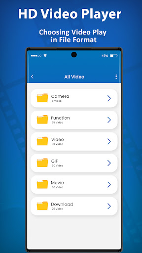 HD Video Player ekran görüntüsü
