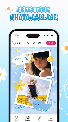 DIY Wallpaper Maker Collage ekran görüntüsü