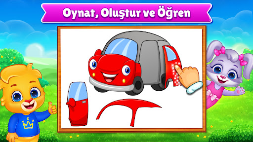 Çocuklar için yapboz oyunları ekran görüntüsü