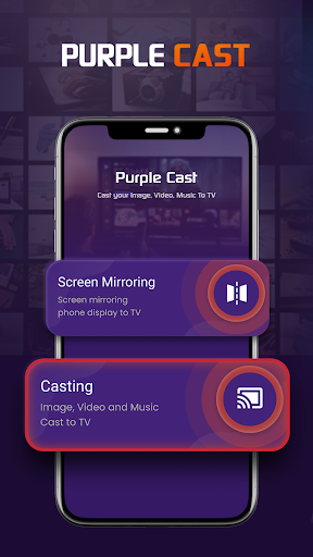 Purple Cast & Screen Mirror ekran görüntüsü