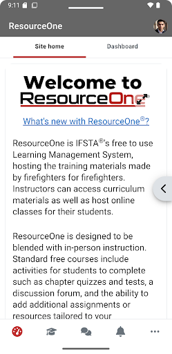 IFSTA ResourceOne ekran görüntüsü