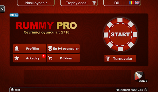 Rummy Okey PRO ekran görüntüsü