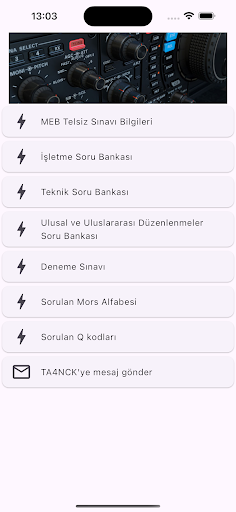 Telsiz Sınavı ekran görüntüsü