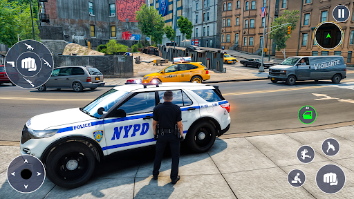 US Police Car Sim Cop Games ekran görüntüsü