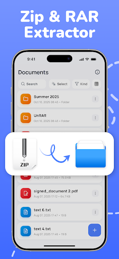 ZIP & RAR File Extractor ekran görüntüsü