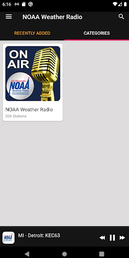 NOAA Weather Radio Stations ekran görüntüsü