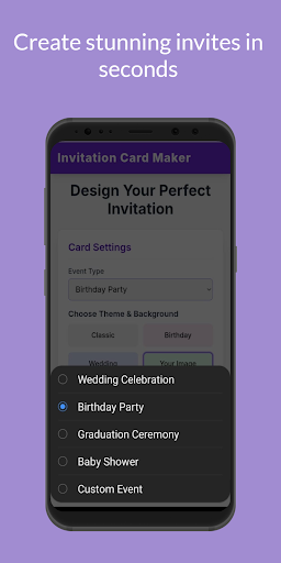Invitation Card Maker ekran görüntüsü