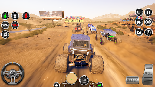 Monster Truck Simulator Game ekran görüntüsü
