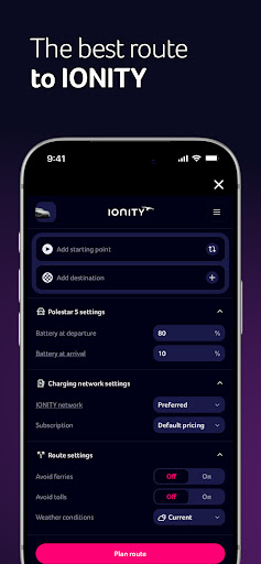 IONITY ekran görüntüsü