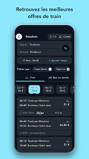 SNCF Connect: Trains & trajets ekran görüntüsü