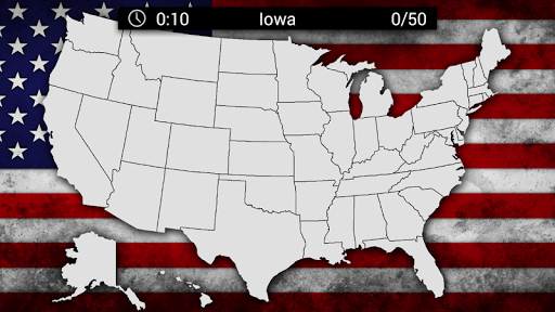 US States Quiz: 50 States Map ekran görüntüsü