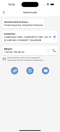 Garanti Sürücü Kursu ekran görüntüsü