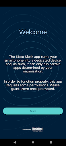 MDM Kiosk ekran görüntüsü