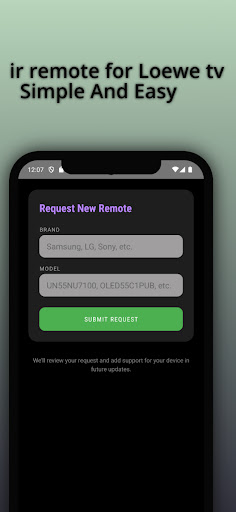 Remote for Loewe tv ekran görüntüsü