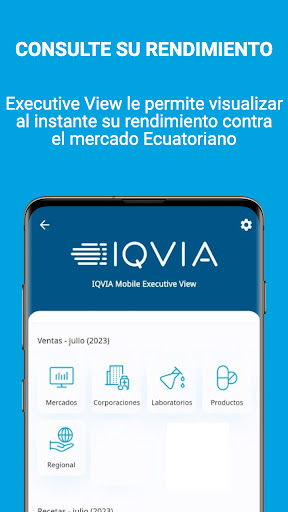 IQVIA Mobile Executive View ekran görüntüsü