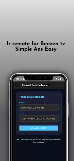 Remote for Benzen tv ekran görüntüsü