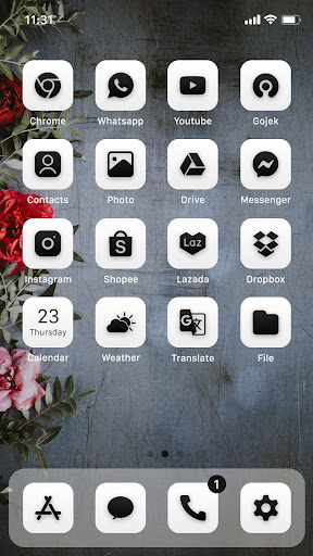 Wow White Theme - Icon Pack ekran görüntüsü