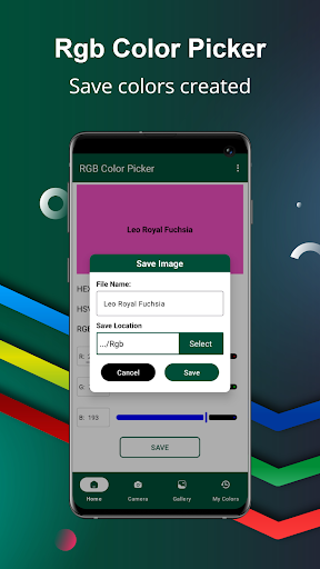 RGB Color Picker ekran görüntüsü